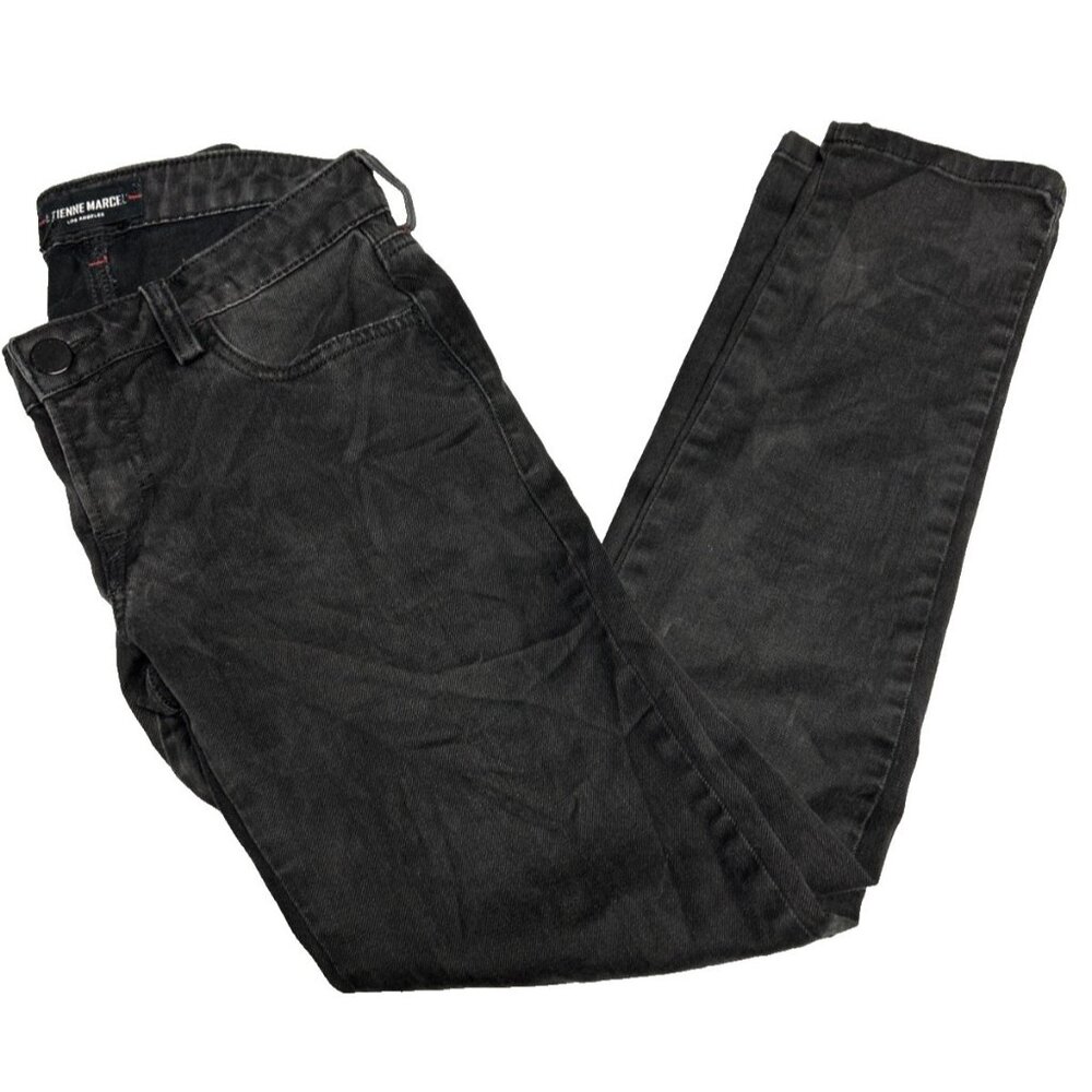 Etienne Marcel Women’s Size 25 Jeans Black Faded Star Print Skinny